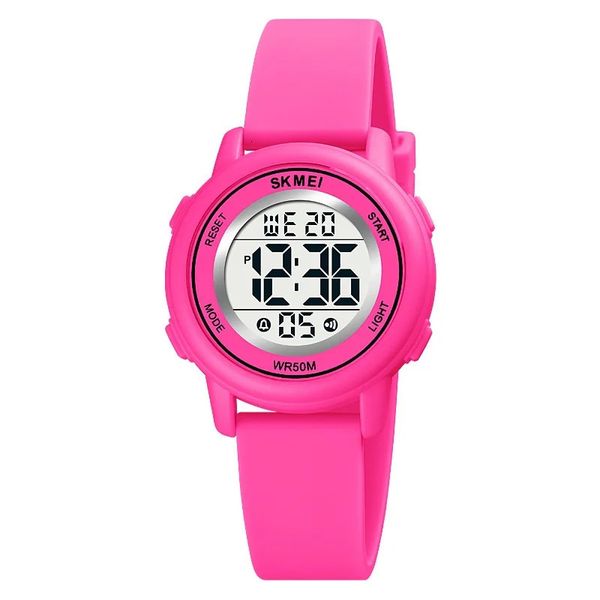 Mode Jungen Mädchen Sport Kinder Uhr Bunte LED Licht Digitale Kinder Armbanduhren Wasserdicht Alarm Kind Uhr 240102