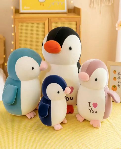 25 cm animale marino grasso pinguino bambola carino morbido imbottito in cotone peluche agile cuscino per il sonno bambole per bambini regalo di compleanno5140744
