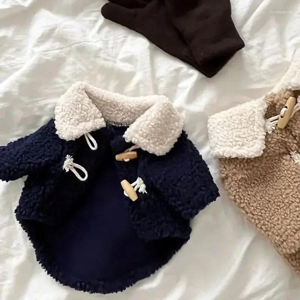 Vestuário para cães bonito animal de estimação para cães de gato vendidos roupas pequenas moda menino jaqueta de algodão bege casaco menina inverno outono chihuahua roupas