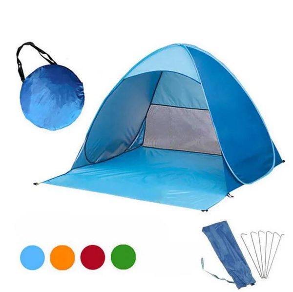 Zelte Outdoor Camping Zelt Wandern Schnell Automatische Öffnung Zelte Picknick Klettern Zelt Automatische Tragbare Pop Up Strand Outdoor Sommer Zelt