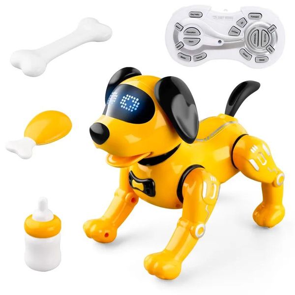 Hayvanlar Akıllı Uzaktan Kumanda Robot Hayvan Köpek Erken Eğitim Çocuk Oyuncakları Parentchild Etkileşimi Programlanabilir amudu Şeytanları