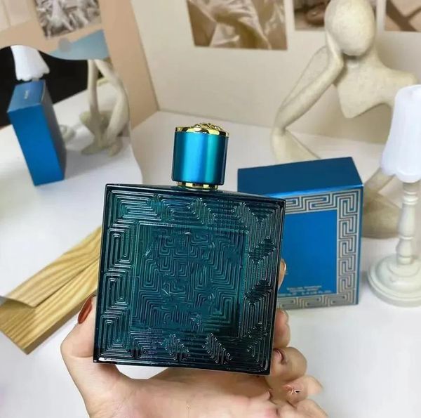 Incenso 2023 marca superior amor em eros perfume 100ml azul eau de toilette bom cheiro longa duração masculino corpo névoa navio livre