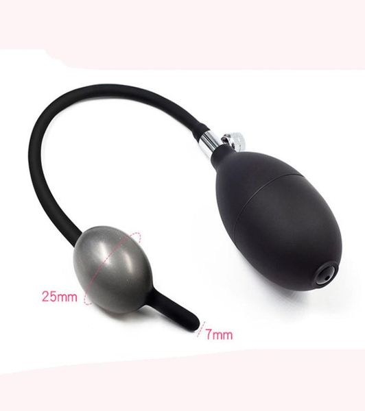 Giocattolo del sesso maschile Catetere gonfiabile Silicone Hollow Penis Plug Dilatatori uretrali Cateteri Suoni Stretching Sex Toys Gioco per adulti per 3382360