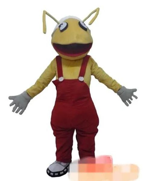 Costumi Costume personalizzato della mascotte della formica gialla Formato adulto spedizione gratuita