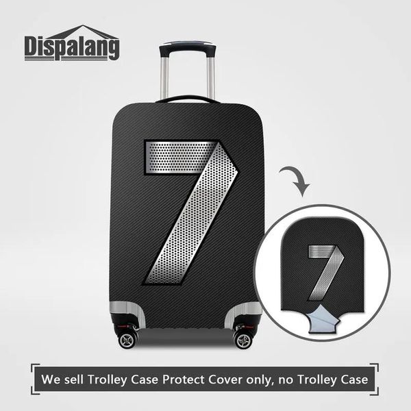Аксессуары Дизайнерский эластичный защитный чехол для багажа 1832 дюйма Утолщенные чехлы для багажа Протектор 3 размера S/M/L для чемодана на тележке Travel A