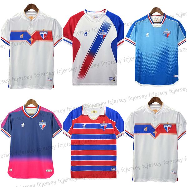 23 24 Fortaleza Mens Futebol Jerseys B. PACHECO ROMARINHO LUCERO POCHETTINO ROMERO Home Away Edições Especiais Camisas de Futebol Maillot de Foot Kits Camiseta Futbol