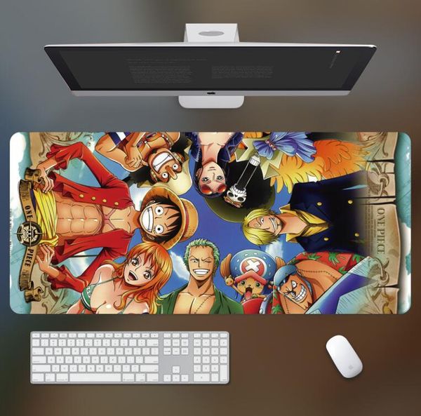 Mauspads 300 * 250 * 4 mm Handgelenkstützen Pad Gamer Teppich Notbook Computer Mousepad One Piece Gaming Tastatur Manga Matte Drop Lieferung Computer Netw Dh0Jv