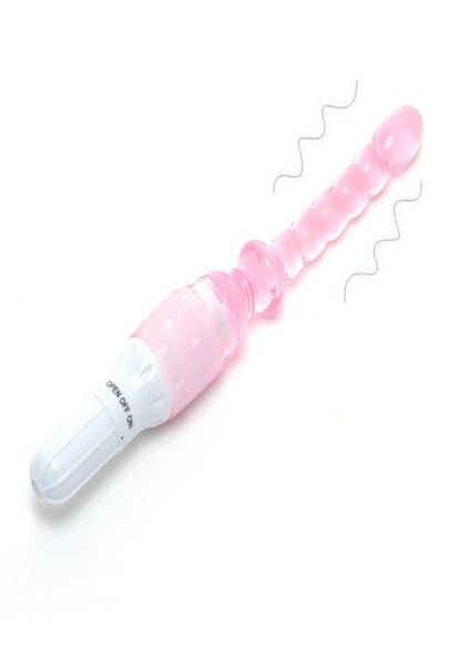 Masturbazione anale Perline vibratore anale Plug anale Dildo per donne e uomini Prodotti del sesso Giocattoli del sesso Giocattoli erotici bacchetta magica2121736