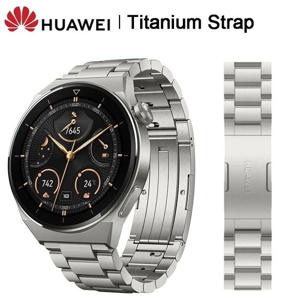Аксессуары Huawei 100% оригинальный титановый ремешок для часов Huawei Watch gt3 Pro / GT 2 Pro / GT2 46 мм GT 3 46 мм 22 мм ремешок для часов GT