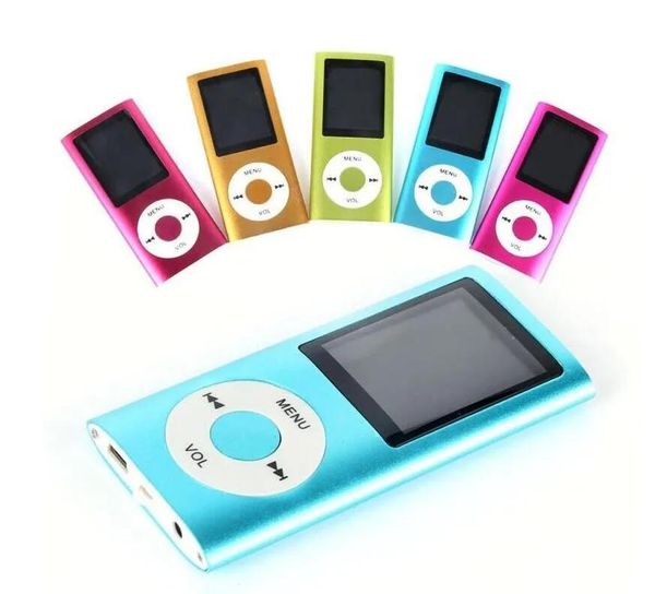 Spieler Brandneuer 1,8-Zoll-LCD-Bildschirm MP3/MP4-Multimedia-Video-Player Musik FM-Radio 4. Generation Unterstützt 2 GB 4 GB 8 GB 16 GB TF-Kartensteckplatz