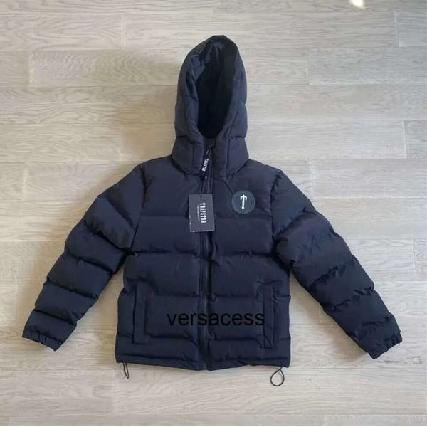 Herrenjacken Winter Männer Trapstar Jacke klassische Irongate mit Kapuze gesteppte Frauen warme Vintage kurze Top Qualität bestickte Schriftzug Mantel 78e