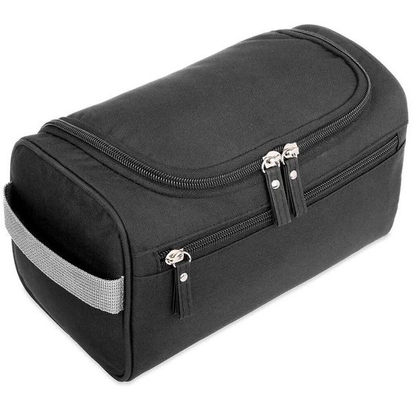 Borsa per il trucco portatile Capacità unisex Organizzatore cosmetico impermeabile Custodia da toilette da appendere per donna Uomo Lavare la barba Trucco 240102