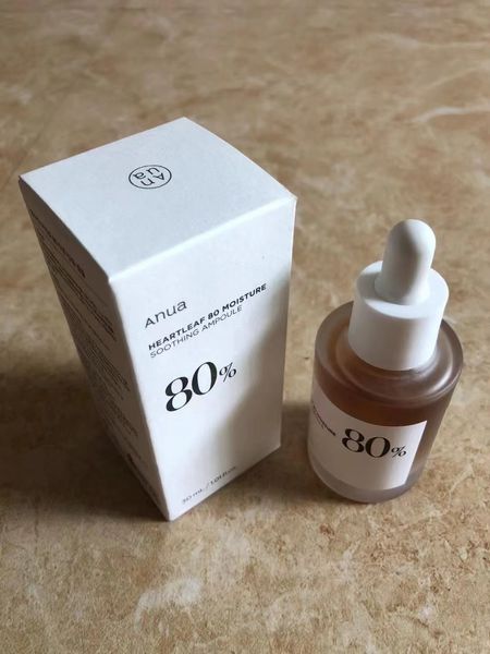 Anua Heartleaf 80 % Soothing Ampoule, nicht fettende Haut, beruhigendes Serum, feuchtigkeitsspendendes Hautpflege-Gesichtsserum