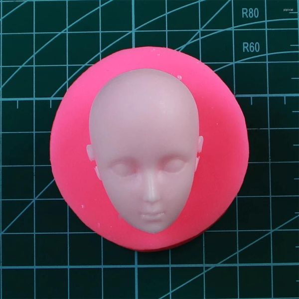 Moldes de cozimento 3d homens cabeça molde de chocolate bebê rosto molde de silicone bolo decoração fondant cozinha diy desenhos animados figre / ferramentas de bolo t0921