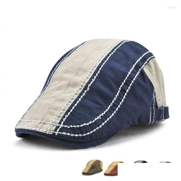 Berets 2023 Jamont Vintage Männer Baret Sboy Hüte Klassische Kappen Bere Hut Casquette Homme Marque Luxe Flache Kappe Drop Lieferung Dhfst