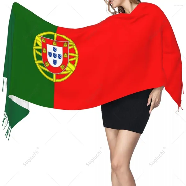 Schals Portugal Flagge Schal Pashmina Warm Schal Wrap Hijab Frühling Winter Multifunktions Unisex