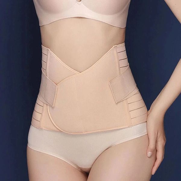 Cinturão pós -parto da maternidade após a gravidez pós -natal, suporte de cintura Shapewear Slimming Bandage Body Recovery L297 240102