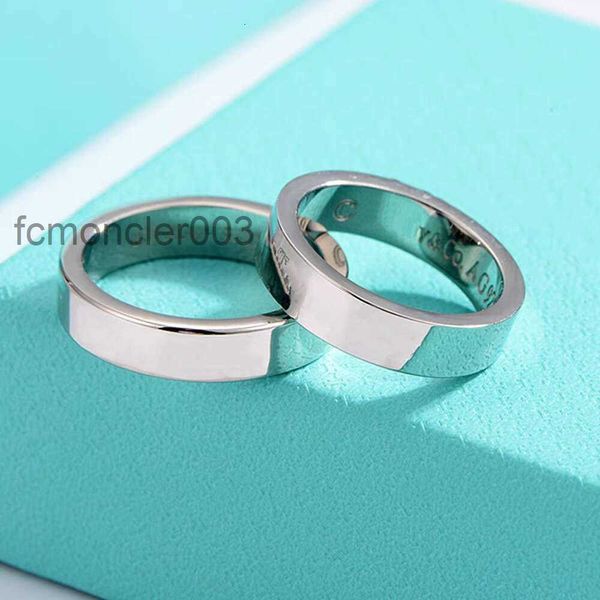 Ringe Schmuck t Drei Diamant Ring Herren Damen Mode Einfaches Paar vergoldet 18 Roségold Titanstahl Weihnachtsgeschenk 6PGL