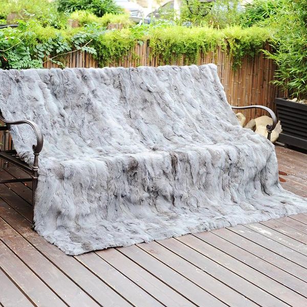 Одеяла CX-D-11N 200x150 см Одеяло из натурального меха Напольный коврик Спальня Кровать Домашние коврики и ковры