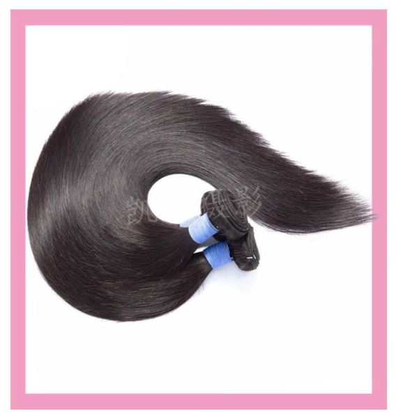 Brasilianisches reines Haar, lang, 76,2 cm, glatt, 3 Bündel, natürliche Farbe, ganze Haarprodukte, seidige Tressen, drei Stücke, eins, Se9461745
