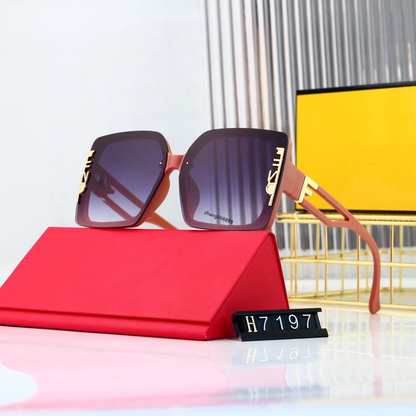 Heiße 2024 Top-Designer-Sommermode, Retro, übergroße, quadratische, polarisierte Sonnenbrille für Damen und Herren, Vintage-Farbtöne, UV400, klassische, große Metall-Luxusmarken-Sonnenbrille