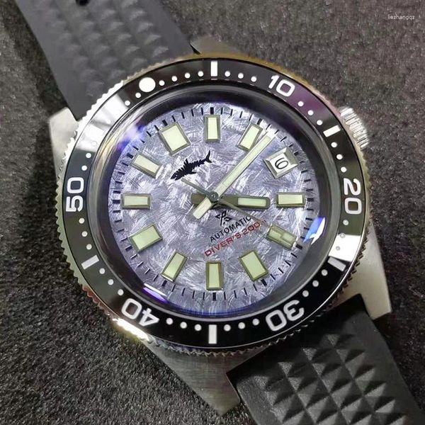 Relógios de pulso Heimdallr Homens Diver Watch Vintage 62mas Sapphire Vidro C3 Luminoso 300m Resistente à Água Japão NH35 Automático Mecânico