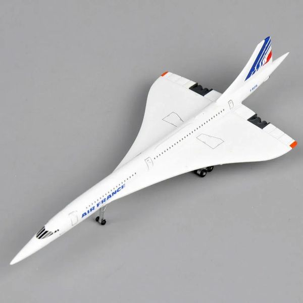 Modle Aircraft Modle 1400 Concorde Air France Airplane Modelo 19762003 Liga de liga de avião Diecast Modelo de Aéreo