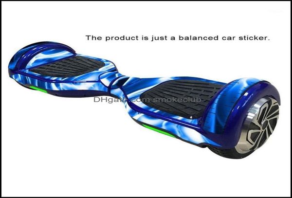 Action Sports Outdoors Koruyucu Cilt Çıkartma 6.5in Self Board Scooter Hoverboard Sticker 2 Tekerlekler Elektrikli C3516812