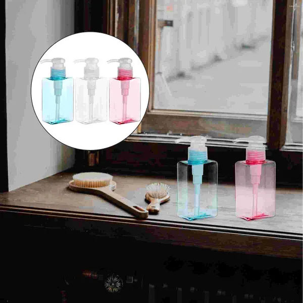 Garrafas de armazenamento 3 pcs portátil mão engarrafada loção dispensador sabão spray pulverizador de água viagem