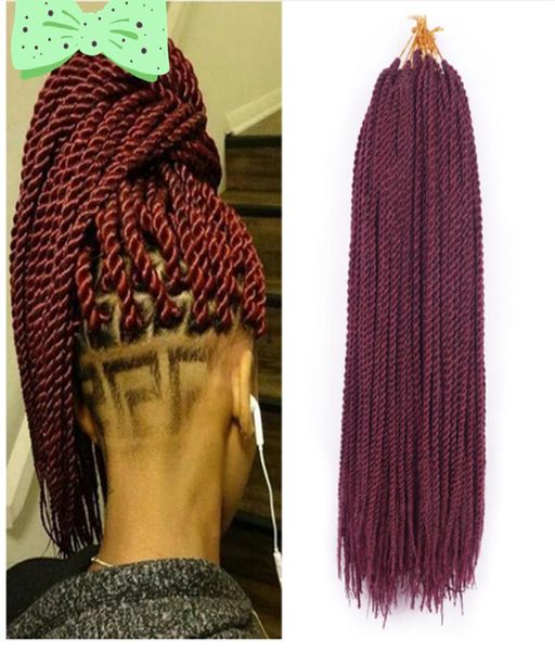 30ROOTS Senegal Tığ Örgüsü Saç Uzantıları Kanekalon Sentetik Örgü Saç Sivil Locs Dreadlocks Kutu Örgüler1320259