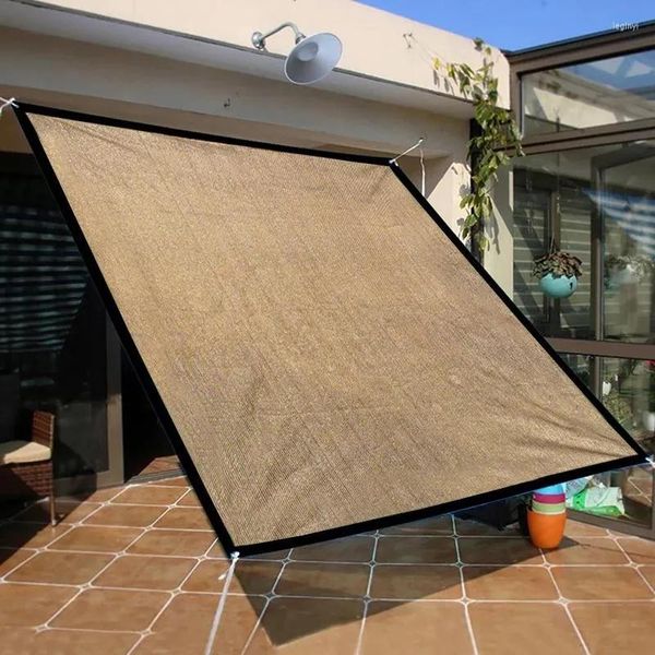 Ombra Ombra Rettangolo Vela da sole AntiUV Riparo Tende da sole per giardino Baldacchino Piscina Partio Beach Camping Parasole Net Yard Strumenti per piante