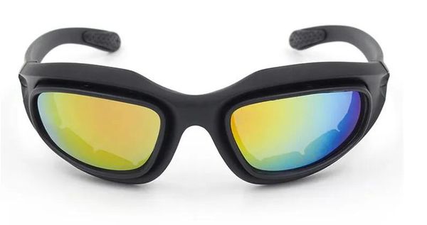 Eyewear Daisy C5 Tático C5 Policarbonato Deserto Tempestade Esportes de Sunglasse 4 Lentes Ciclismo Eyewear Montando Proteção para os olhos Montando óculos