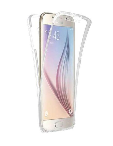 Custodia per cellulare per Samsung galaxy S3 duos S4 S5 S6 S7 edge S8 Plus Nota 3 4 5 Core Grand Prime 360 Cover completamente trasparente9527936