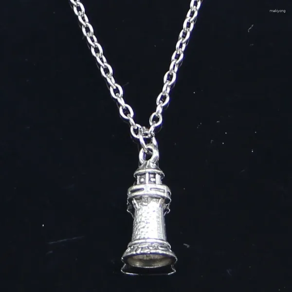 Catene 20 pezzi Collana moda 20x9mm Castello Faro Pendenti Corto Lungo Donna Uomo Colar Regalo Gioielli Girocollo