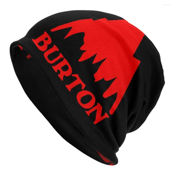 Berets Burtons Mountain Snowboard Beanie Cap Winter Warme Motorhaube Homme Gestrickte Hüte Straße Outdoor Skullies Beanies Für Männer Frauen