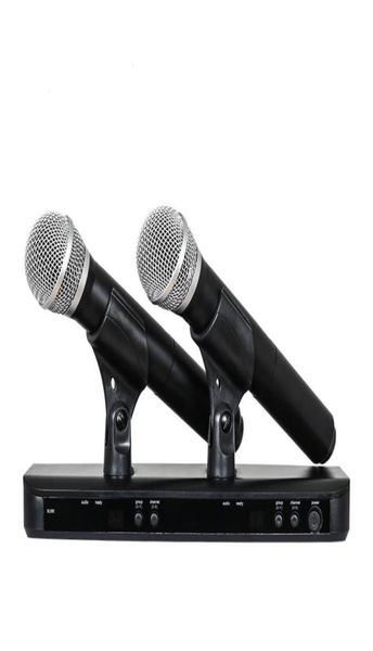 Высокое качество BLX288PG58 BLX88 PG58A UHF Беспроводной микрофон Караоке-система с двойным ручным передатчиком PG58 Mic6828822