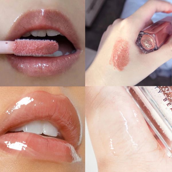 Makeup Lip Gloss Moisturize Transpare Liquid Lipstick Gloss Bomb 9 ml Universal Lip Luminizer Glitter Plump High-Shine LipGloss 240102