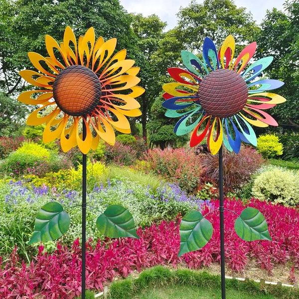 Decorazioni da giardino Decorazioni per esterni Girandole per mulini a vento Banderuola Cortile in metallo Giardinaggio Esterno Terrazza Banderuola Ornamenti Decorazione