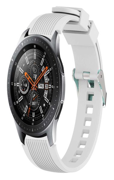 Мягкий силиконовый ремешок для часов Samsung Galaxy Watch 22 мм, классический водонепроницаемый браслет Gear S3 46 мм для Ticwatch Pro Amazfit GTR 47m6109493