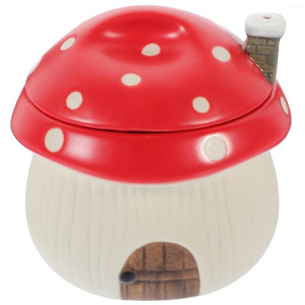 Set di stoviglie Ciotola con coperchio Uovo al vapore Squisito Pentola per stufato Posate Cottura Ciotole multifunzione Zuppa di funghi Ceramica multiuso