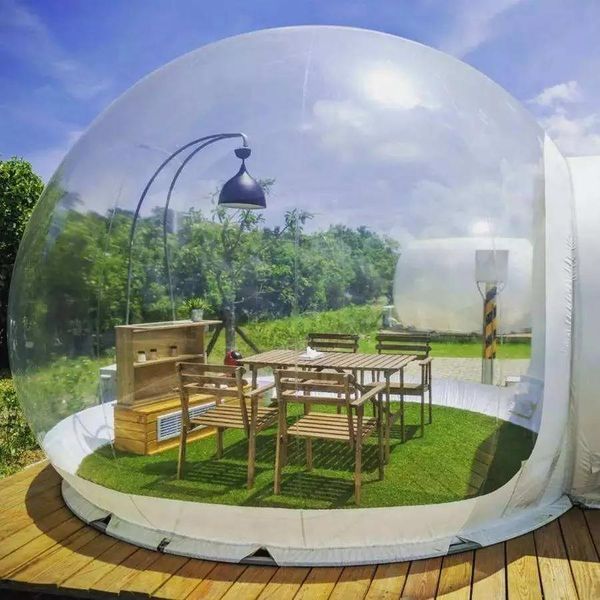 Barracas frete grátis fã inflável bolha tenda transparente bolha casa cúpula personalizado iglu tenda bolha árvore barraca de acampamento fábrica