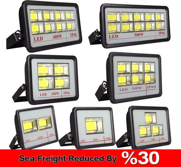 Dış Mekan Taşıma Taşıt Fikstürü 600W 500W 400W 300W IP66 Su geçirmez Exerieur Cob Sel Işığı 90 Derece Işın Açısı Spotlight8642977