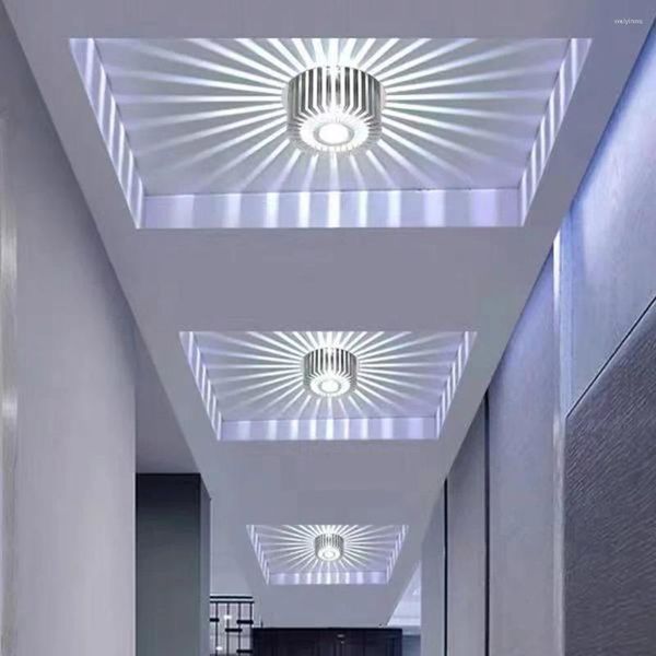 Luzes de teto LED iluminação interior lâmpada de corredor de poupança de energia protege os olhos holofotes fácil instalação durável para quarto banheiro