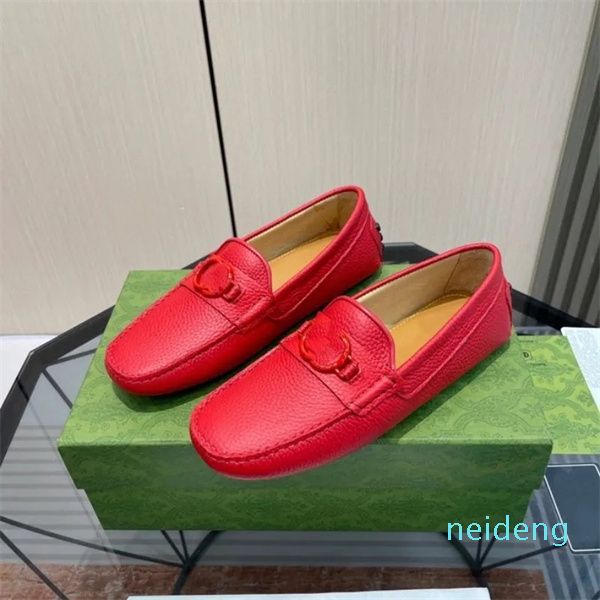 Heren Loafers Desingner Casual Schoenen Leren Kledingstijlen Flats Heren Drive Schoenen Klassiekers