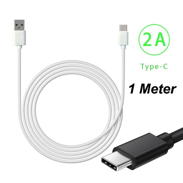 Hochwertiges 1 m 3 ft 2A USB-Kabel Typ C Micro Android-Kabel Schnellladegerät Datenladung für Samsung Galaxy Note 10 Plus