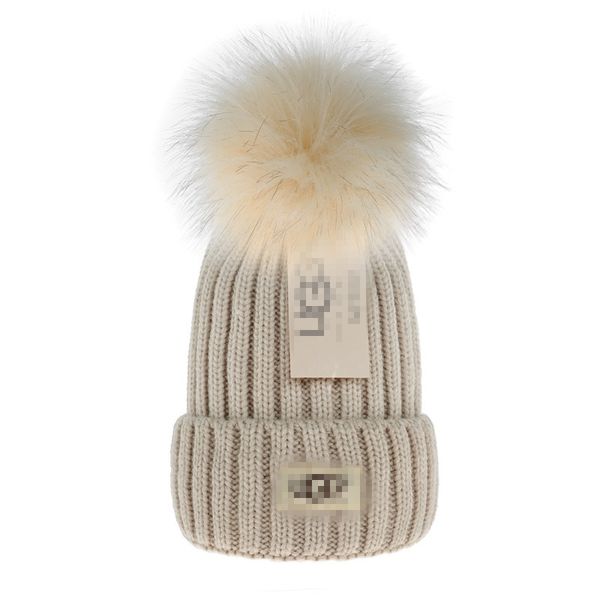 2023 Kış Beanie Tasarımcı Şapka Kova Kapağı Mans/Kadın Mektubu UG Bonnet Moda Tasarımı Örgü Şapkalar Sonbahar Yünlü Jacquard UNISEX K2