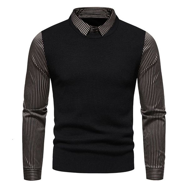 Inverno masculino camisola malhas tamanho grande led roupas pullovers casuais personalidade moda camisas frias 240103