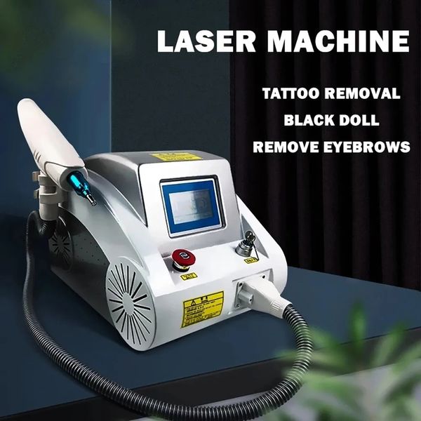 Home Beauty Instrument ND YAG Pikosekunden-Laser Tattooentfernung Sommersprossenentferner Hautverjüngung Carbon Peeling Whitening Beauty