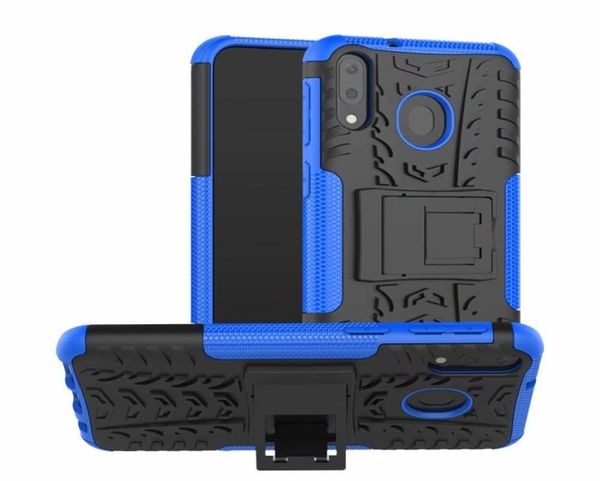 Für Samsung Galaxy M10 M20 M30 A10 A30 A50 A70 A20 A80 A90 M40 A60 A40 A10e A20e Hard Case weiche Haut Rüstung Hybrid stehen Silizium Ph3861501