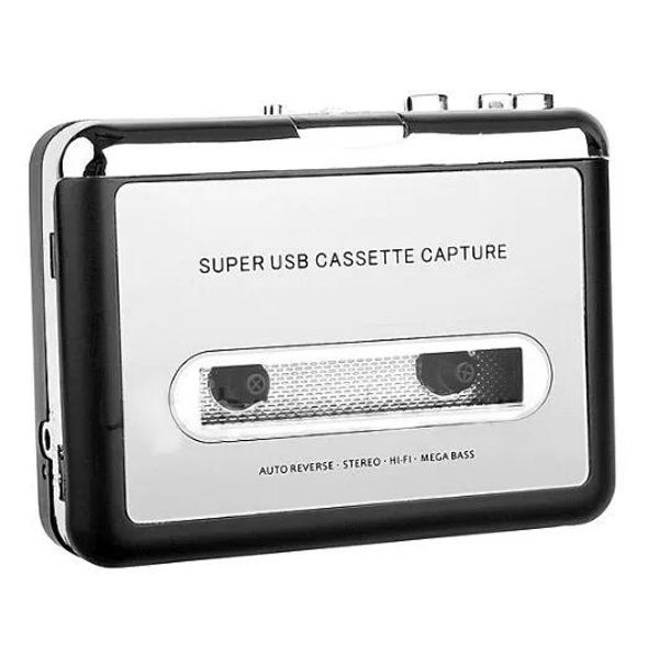 Deck Lettore di cassette da 10 pezzi Convertitore da cassetta USB a MP3 Acquisisci lettore musicale audio Converti musica su nastro su computer portatile Mac OS EZ2